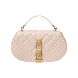 Versace Goddess Quilted Light Pink Medium Top Handle Crossbody Bag NWT $2,995